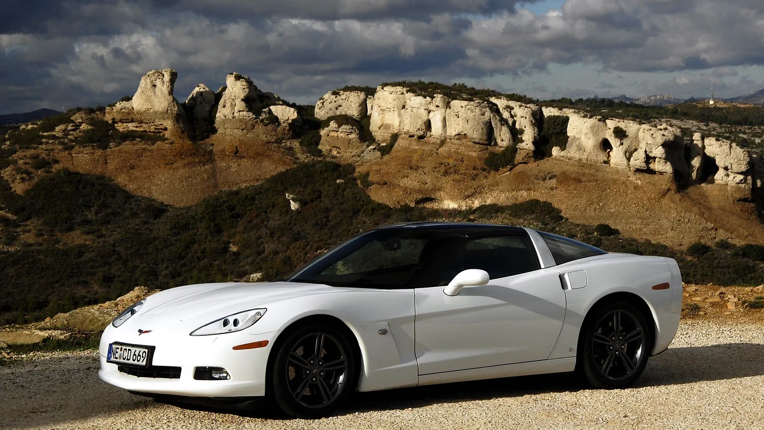 Click to Enlarge-Esc to Close Corvette Generations/C6/C6 white Coupe.webp